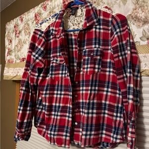 Rue21 Red and Blue top